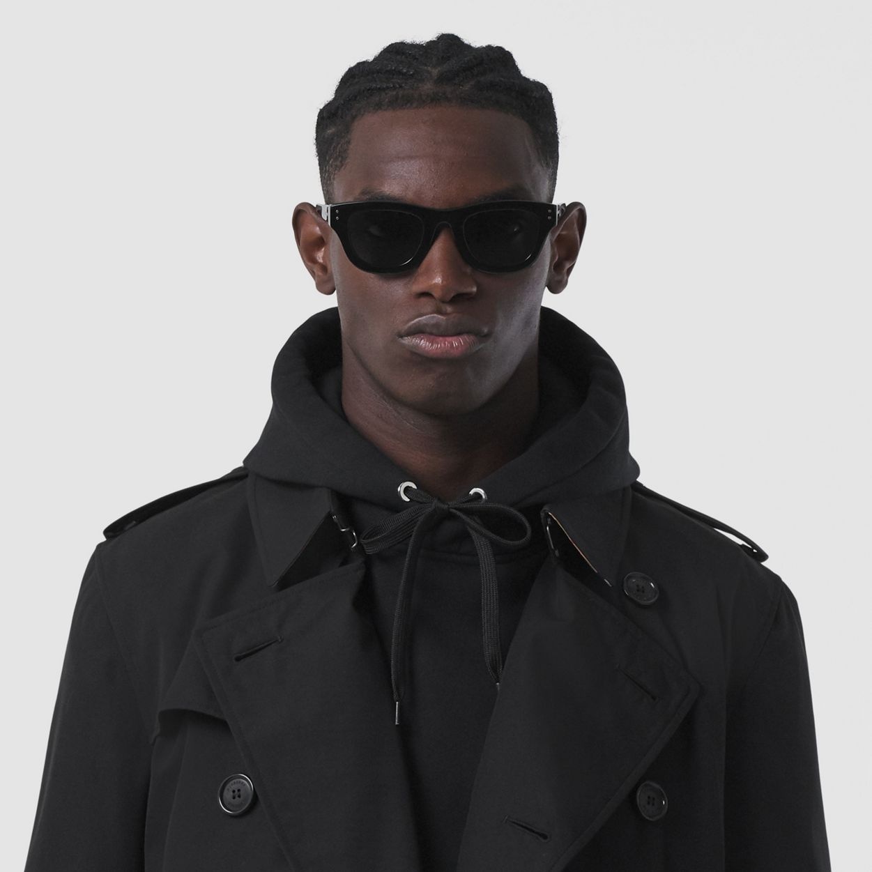 Logo Detail Square Frame Sunglasses - 3