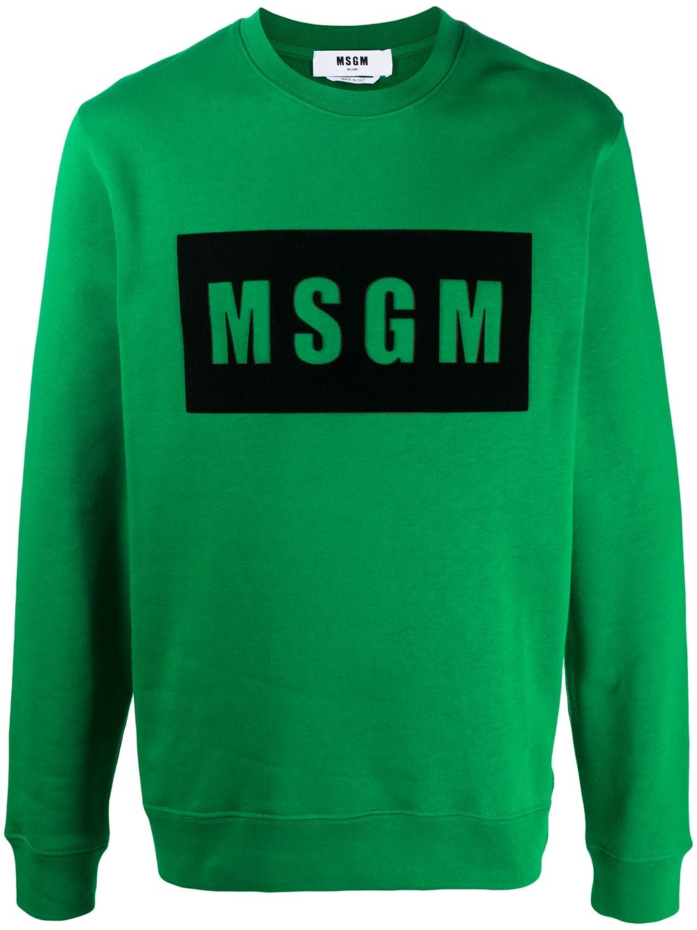 logo box sweatshirt - 1