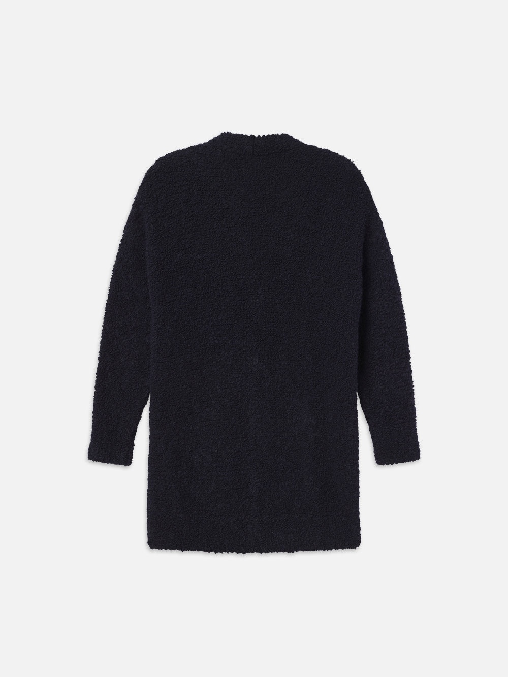 Boyfriend Boucle Cardi in Navy - 4