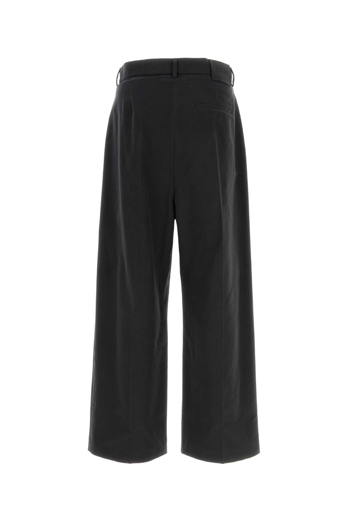 Loewe Men Charcoal Stretch Cotton Pant - 2