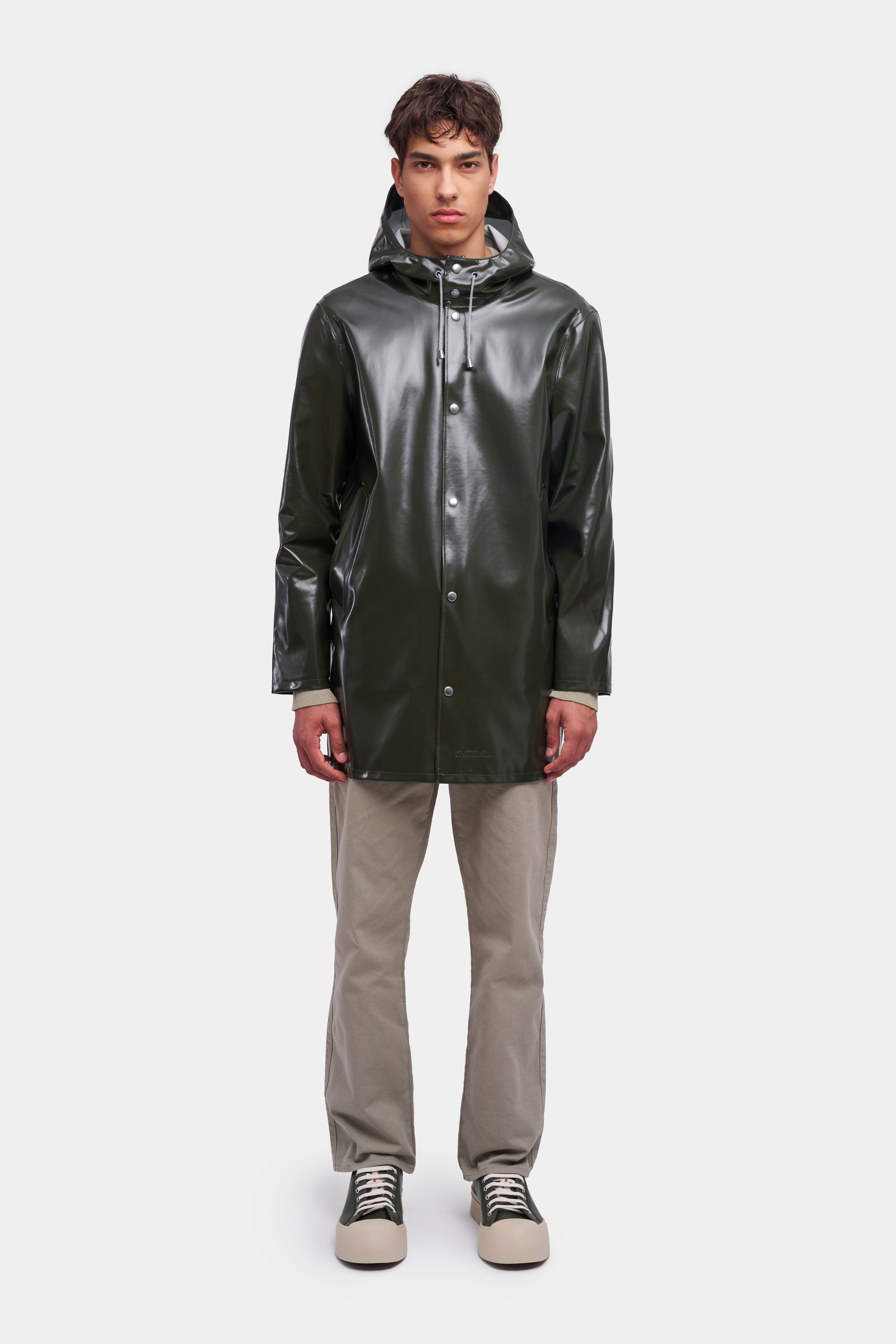 Stockholm Opal Raincoat Green - 2