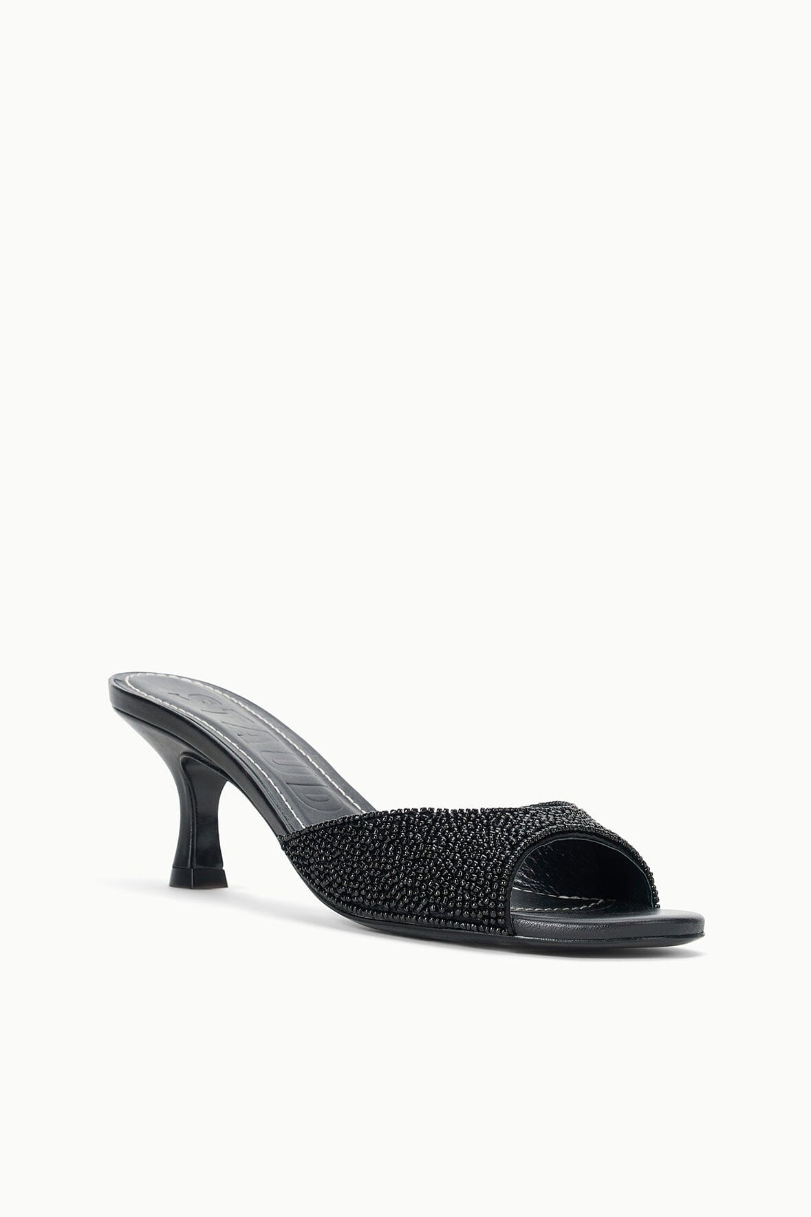 STAUD BRIGITTE MULE BLACK BEADED - 3