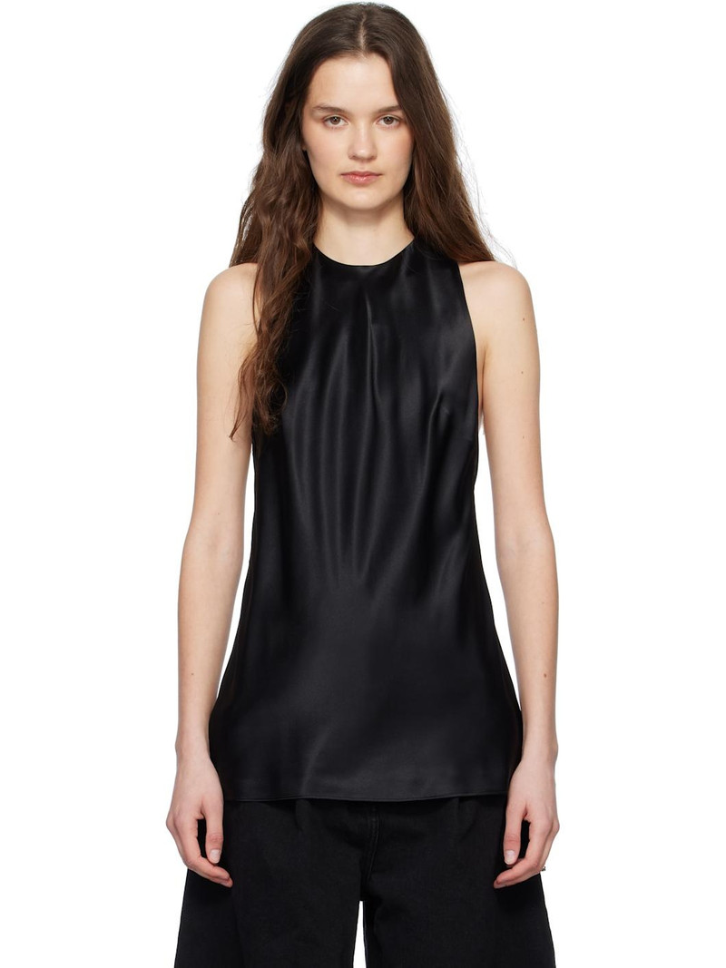 Black Bow Halter Top 1