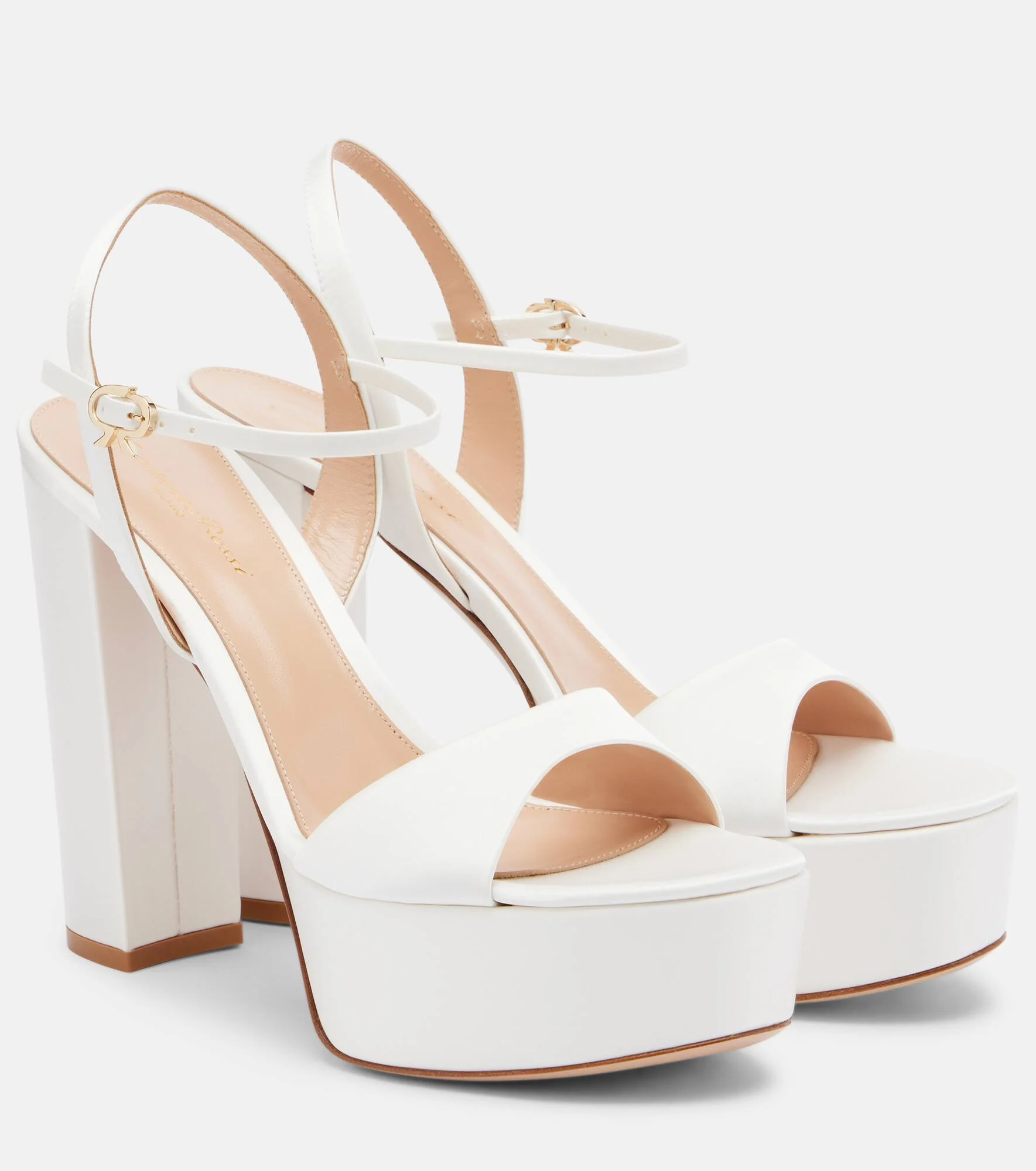 Marlena satin platform sandals - 1