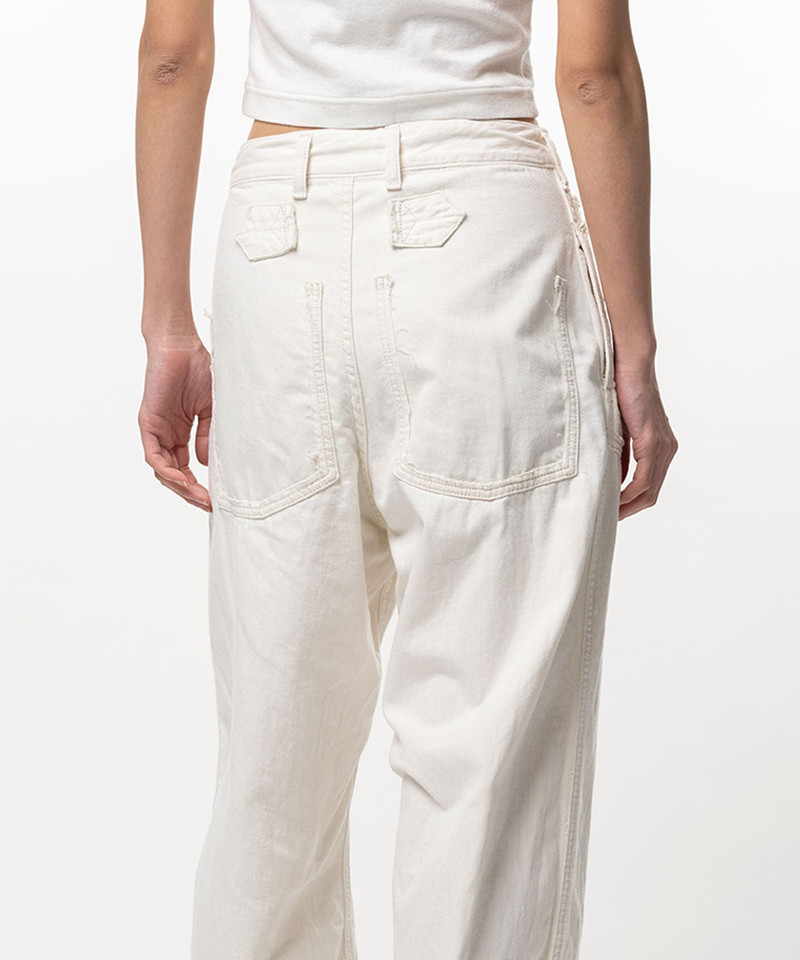 Cut-Out Pocket Denim Pants 9