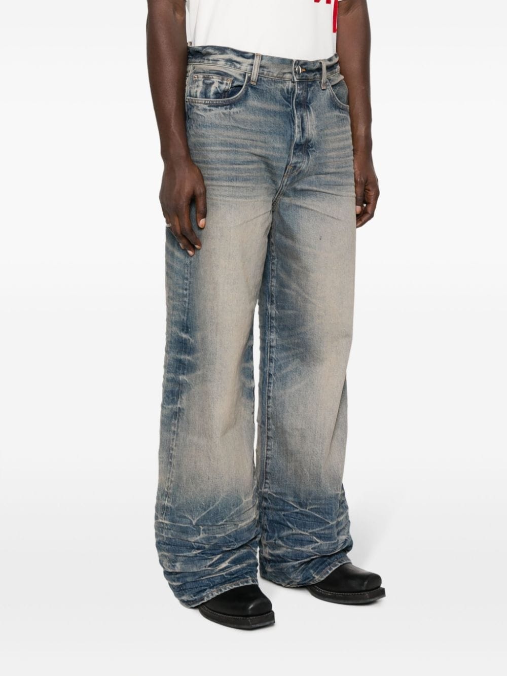 wide-leg jeans - 3