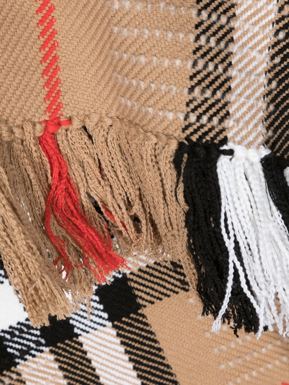 Vintage Check knit scarf - 3