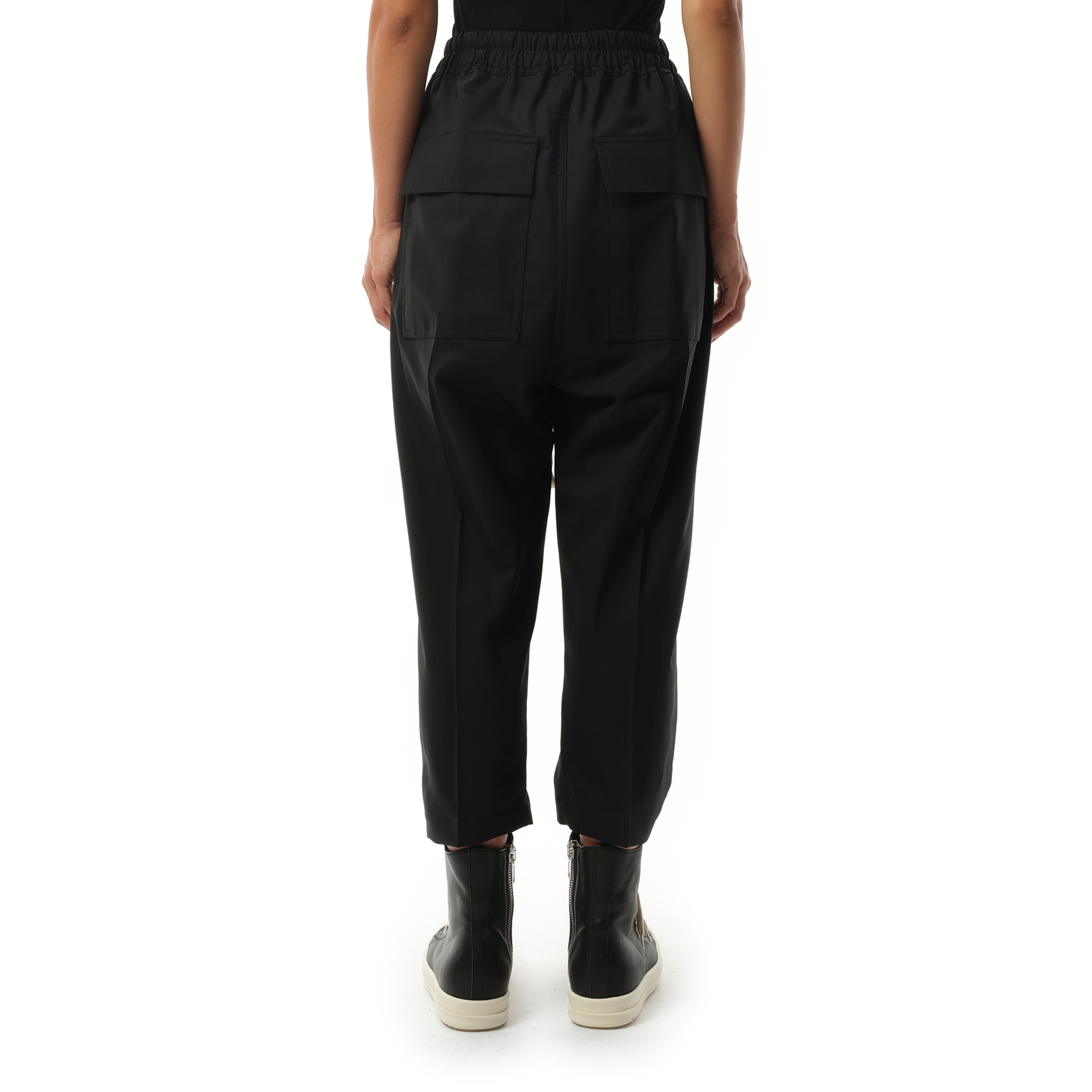 Drawstring Astaires Cropped in Black - 6