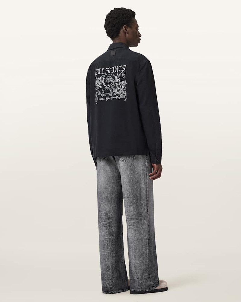 LENNY ILLUSION OF DENIM WIDE LEG PANTS 7