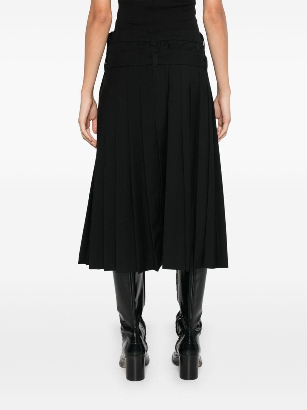 pleated midi skirt - 4