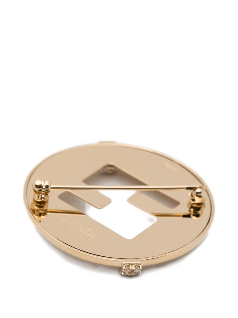 FENDI Ever Round brooch outlook
