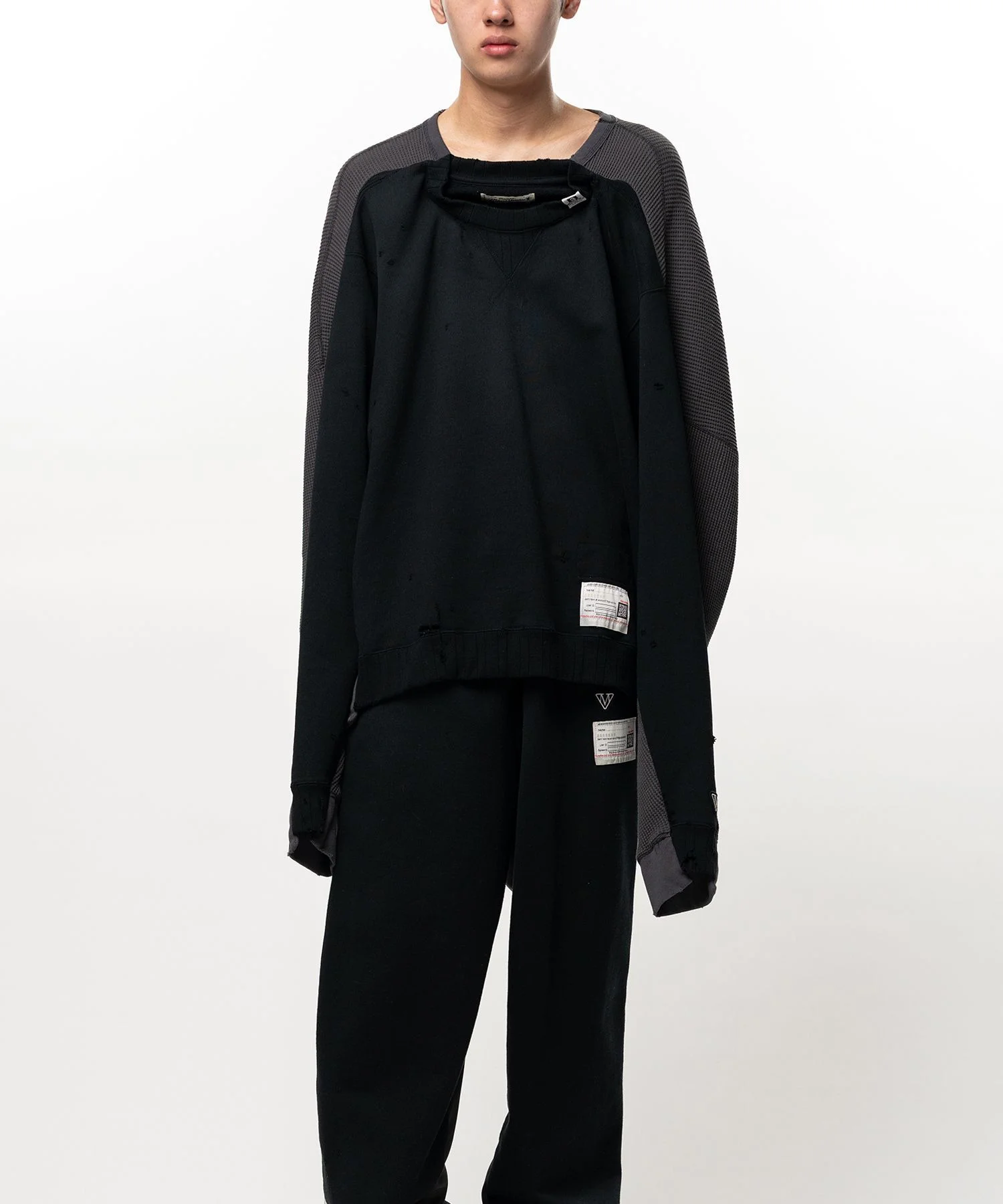 Thermal Pullover Combined Sweatshirt - 1