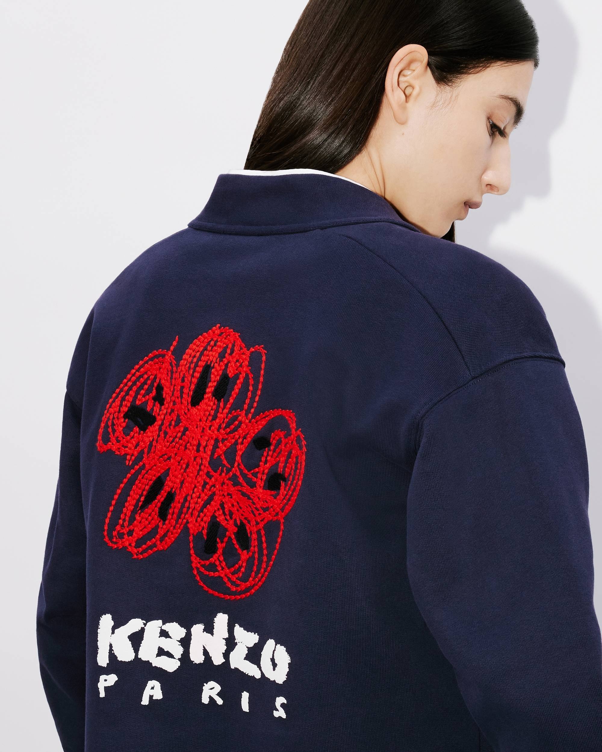 'KENZO Drawn Varsity' embroidered cardigan - 7