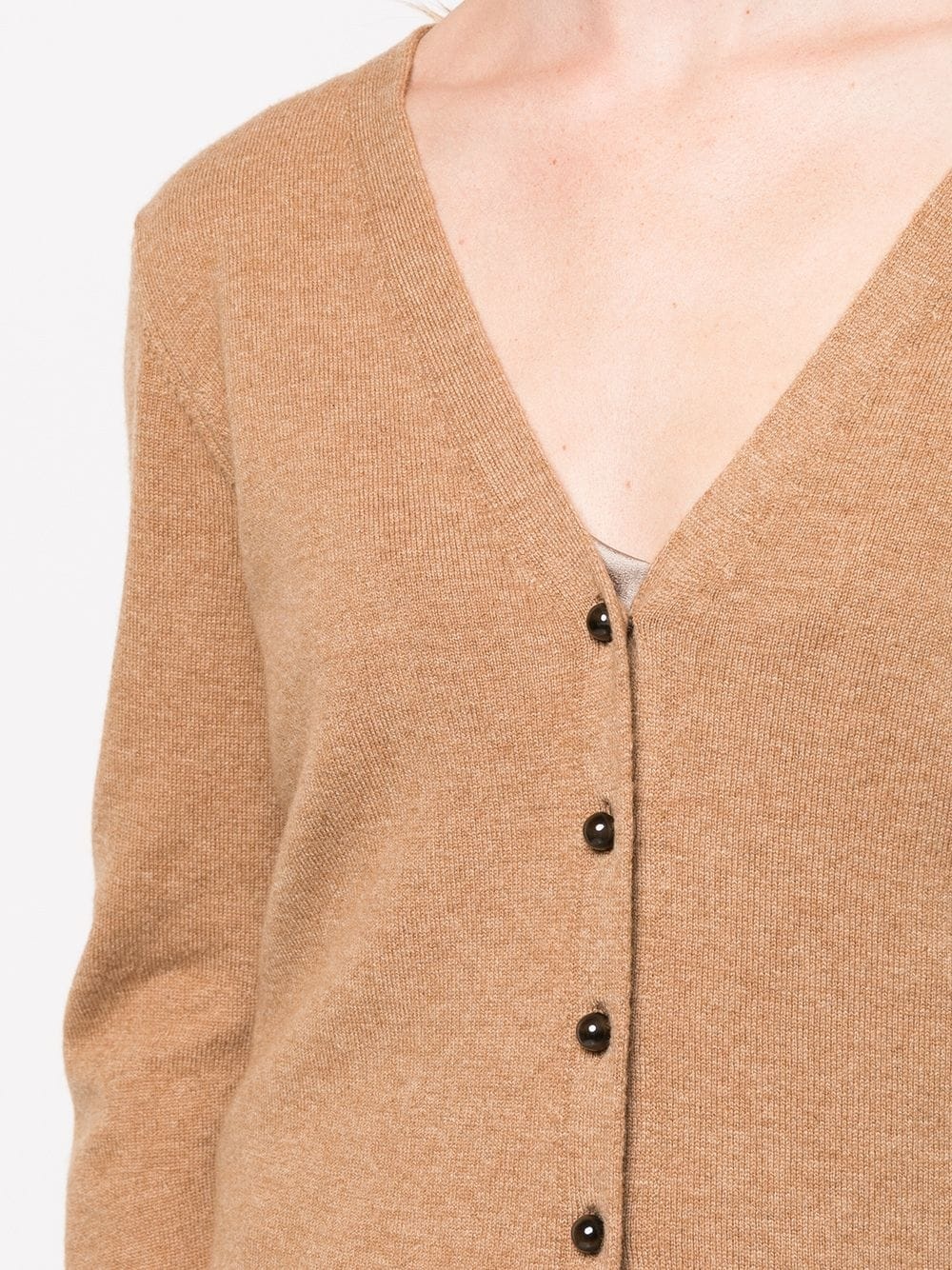 buttoned-up V-neck cardigan - 5