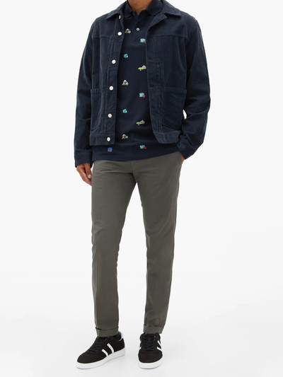 Paul Smith Cotton-twill slim-leg chino trousers outlook