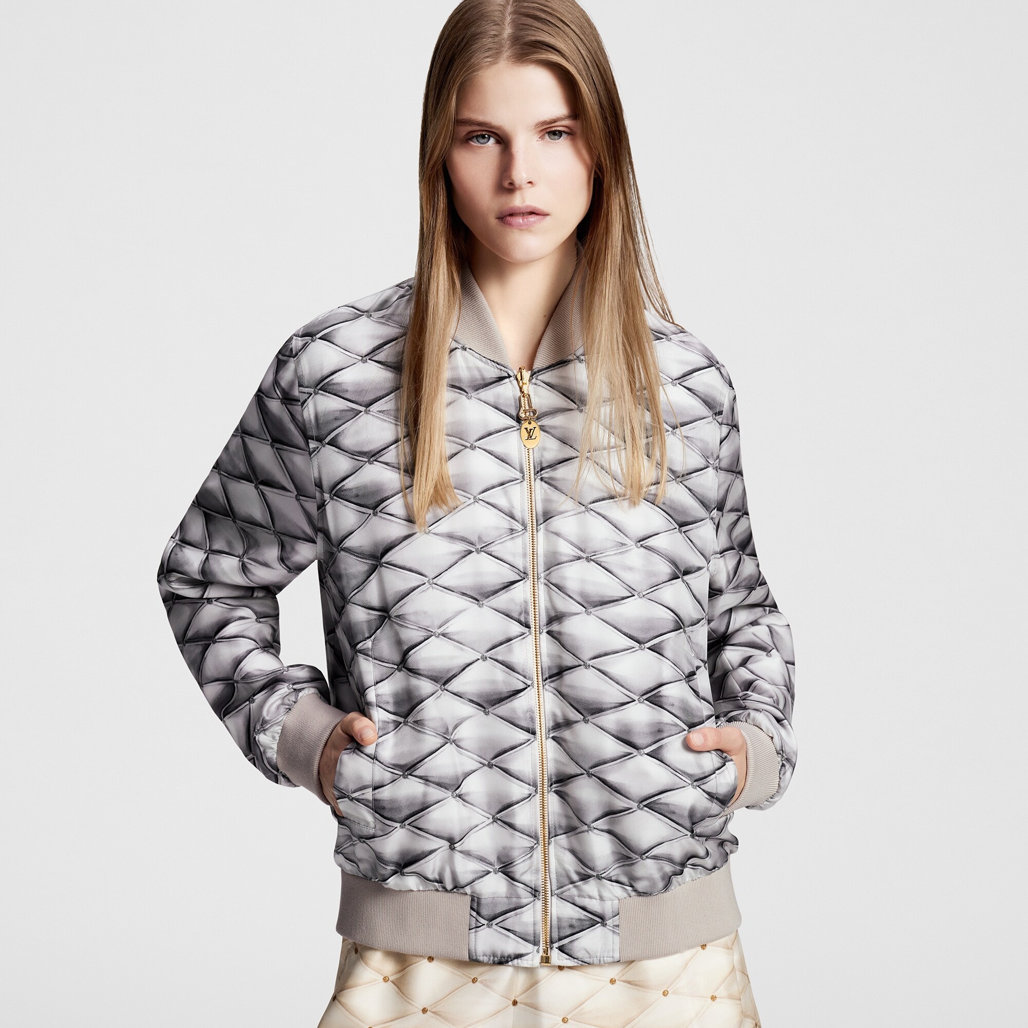 Reversible 3D Malletage Bomber Jacket - 2
