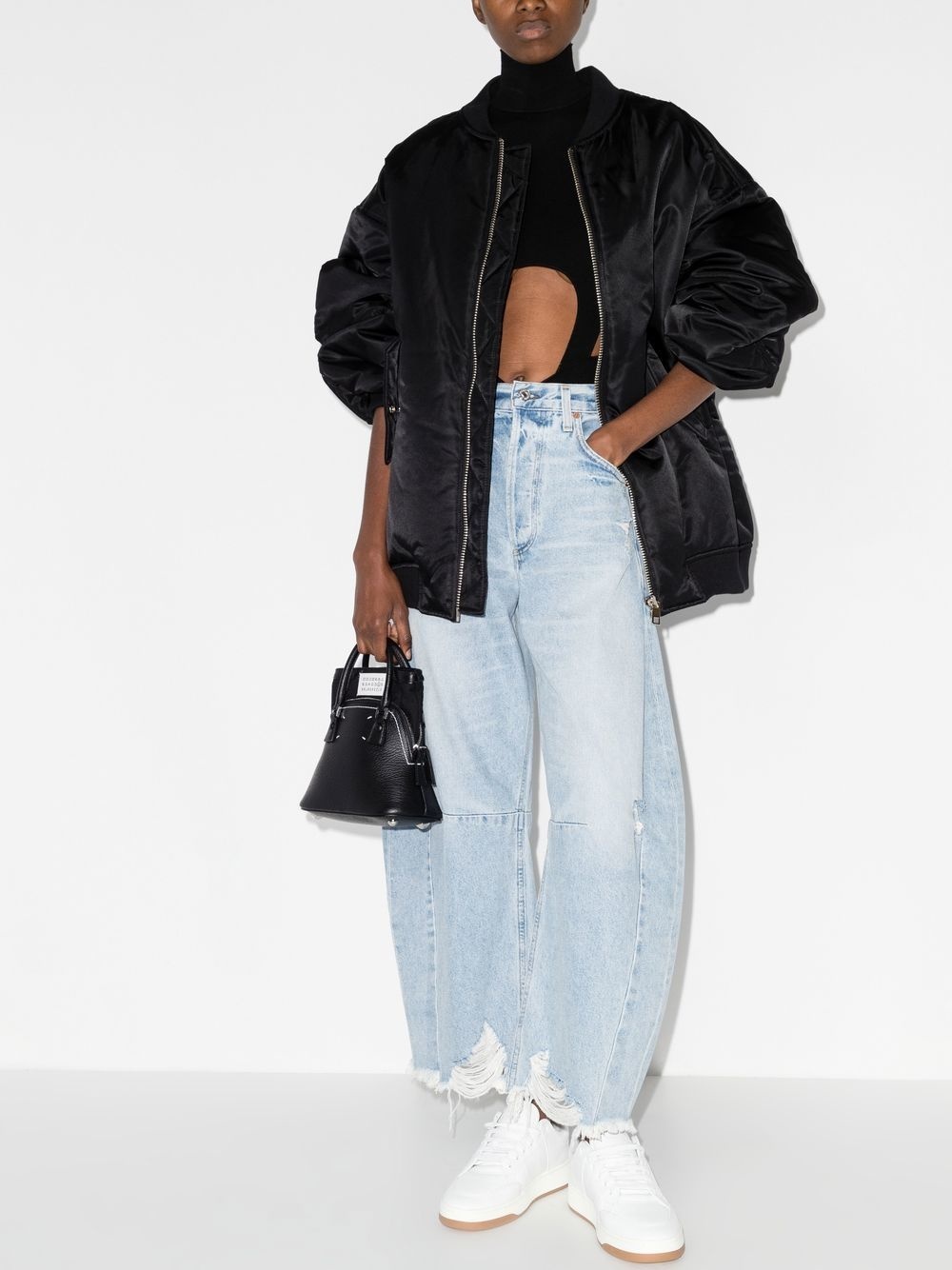 Horseshoe wide-leg jeans - 4