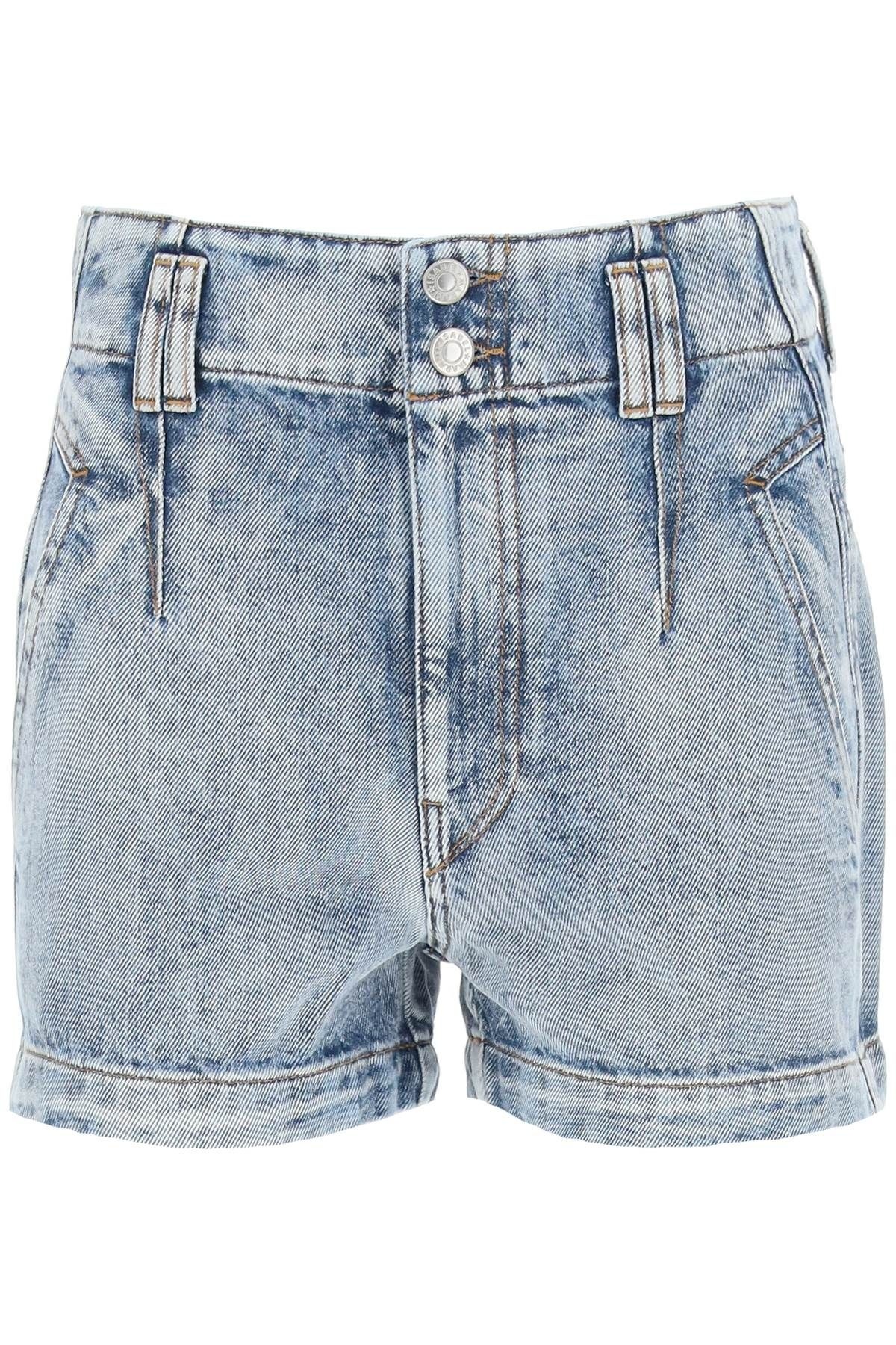 TIHIANA DENIM SHORTS - 1