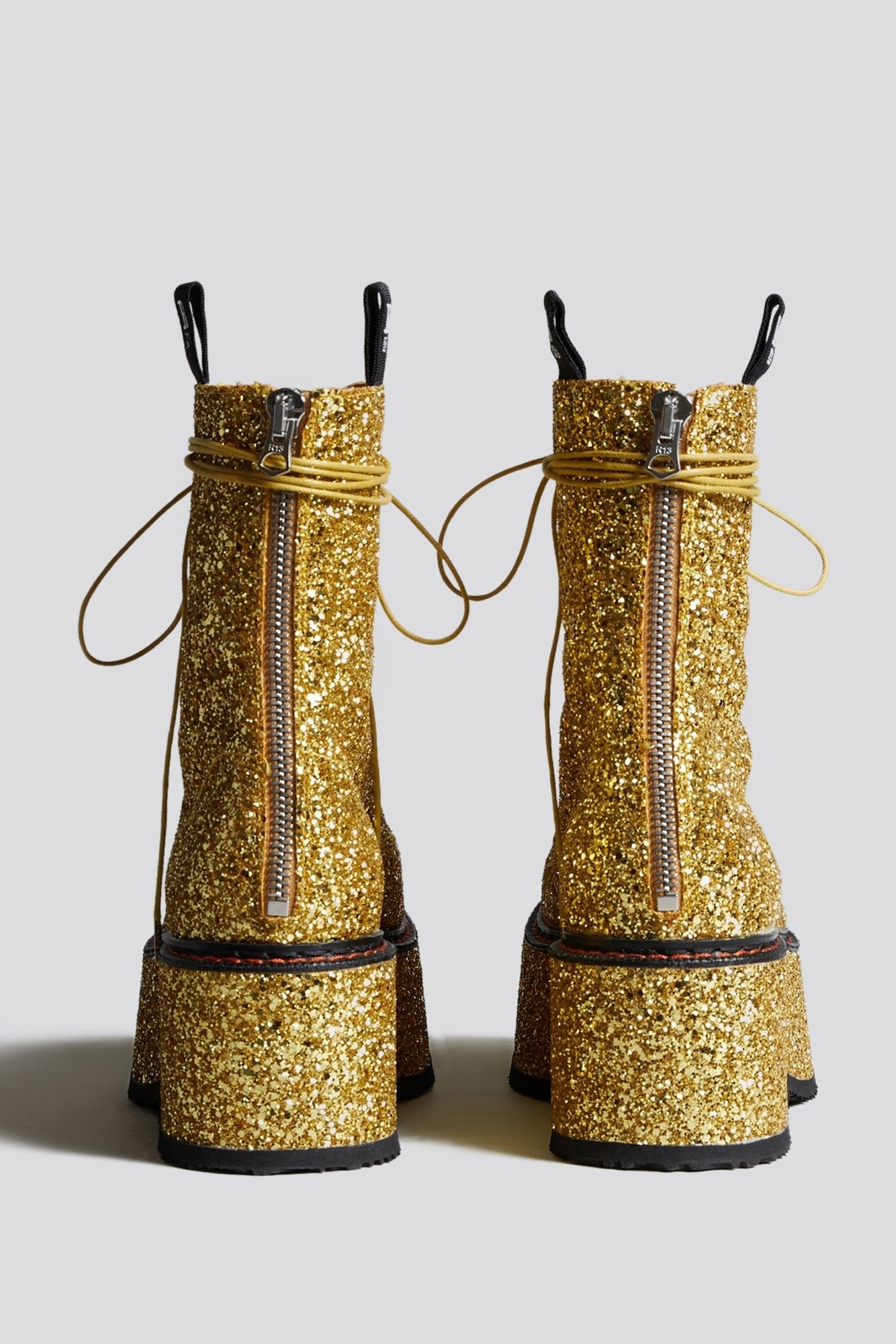 DOUBLE STACK BOOT - RUTILANT GOLD - 3