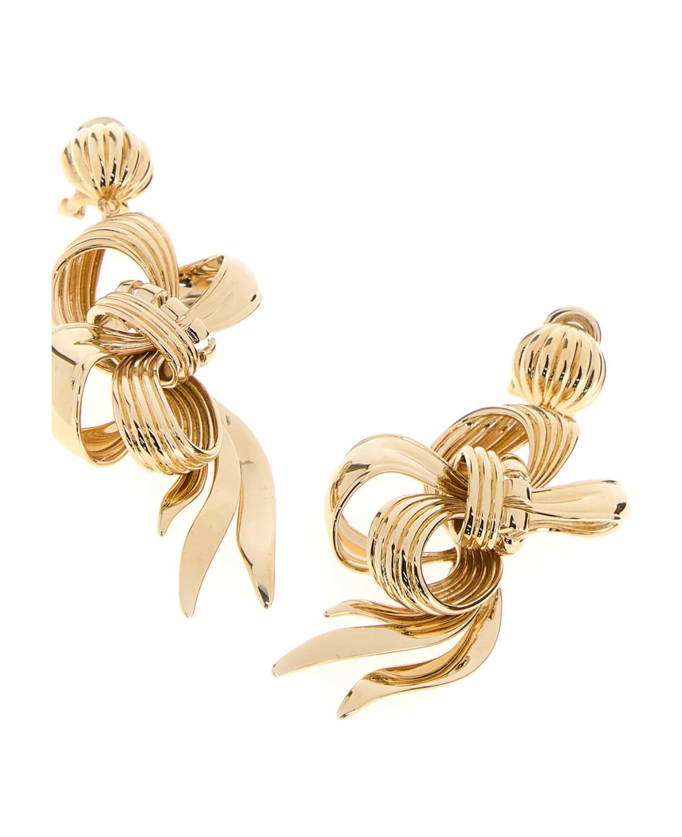 Gold Metal Earrings - 2