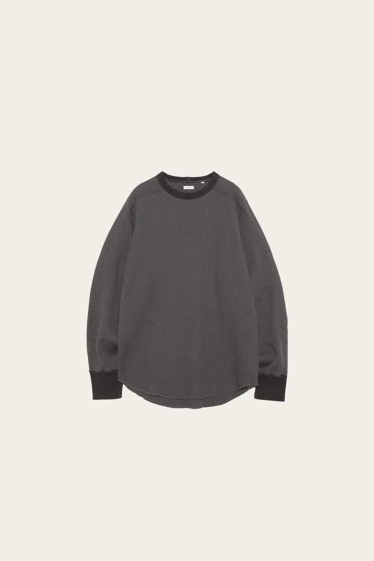 Crew Neck Thermal Sweat - Charcoal - 1