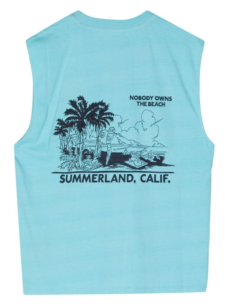 NAHMIAS Landscape Muscle cotton T-Shirt outlook