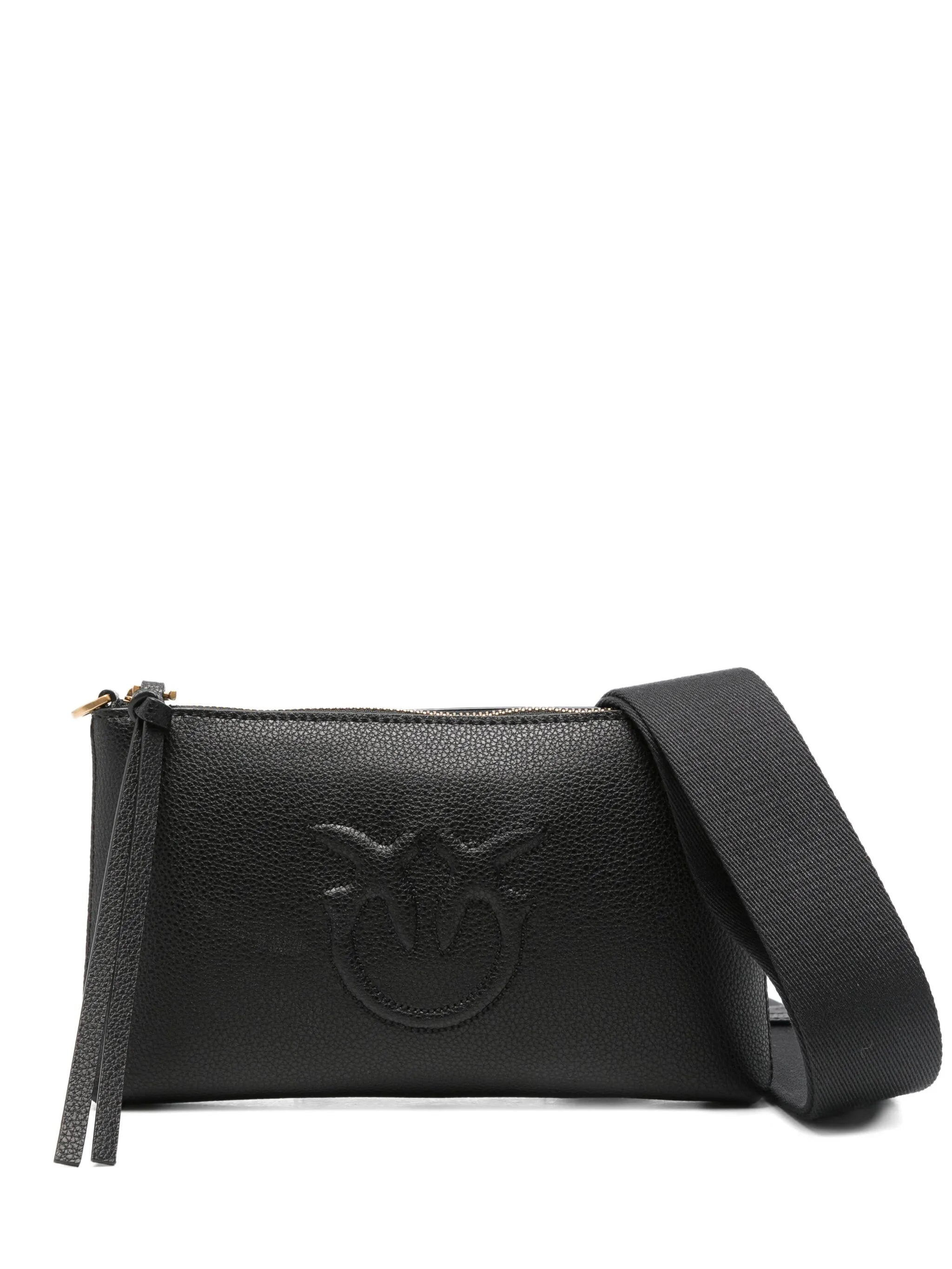 Pinko Embossed-logo Leather Cross-body Bag - 1