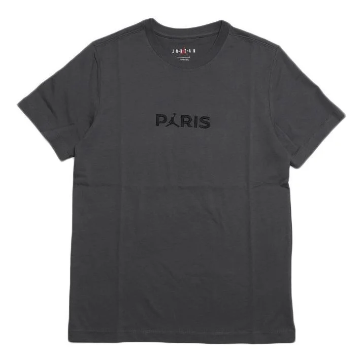 Air Jordan PSG Club T-Shirt 'Black Grey' DZ2941-068 - 1
