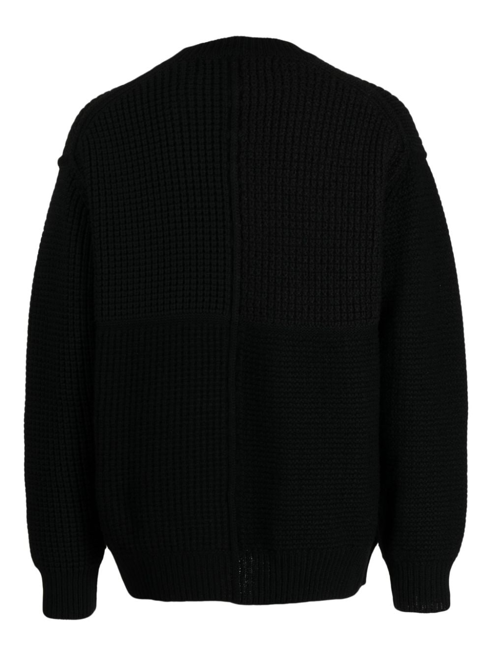 long-sleeved wool jumper - 2
