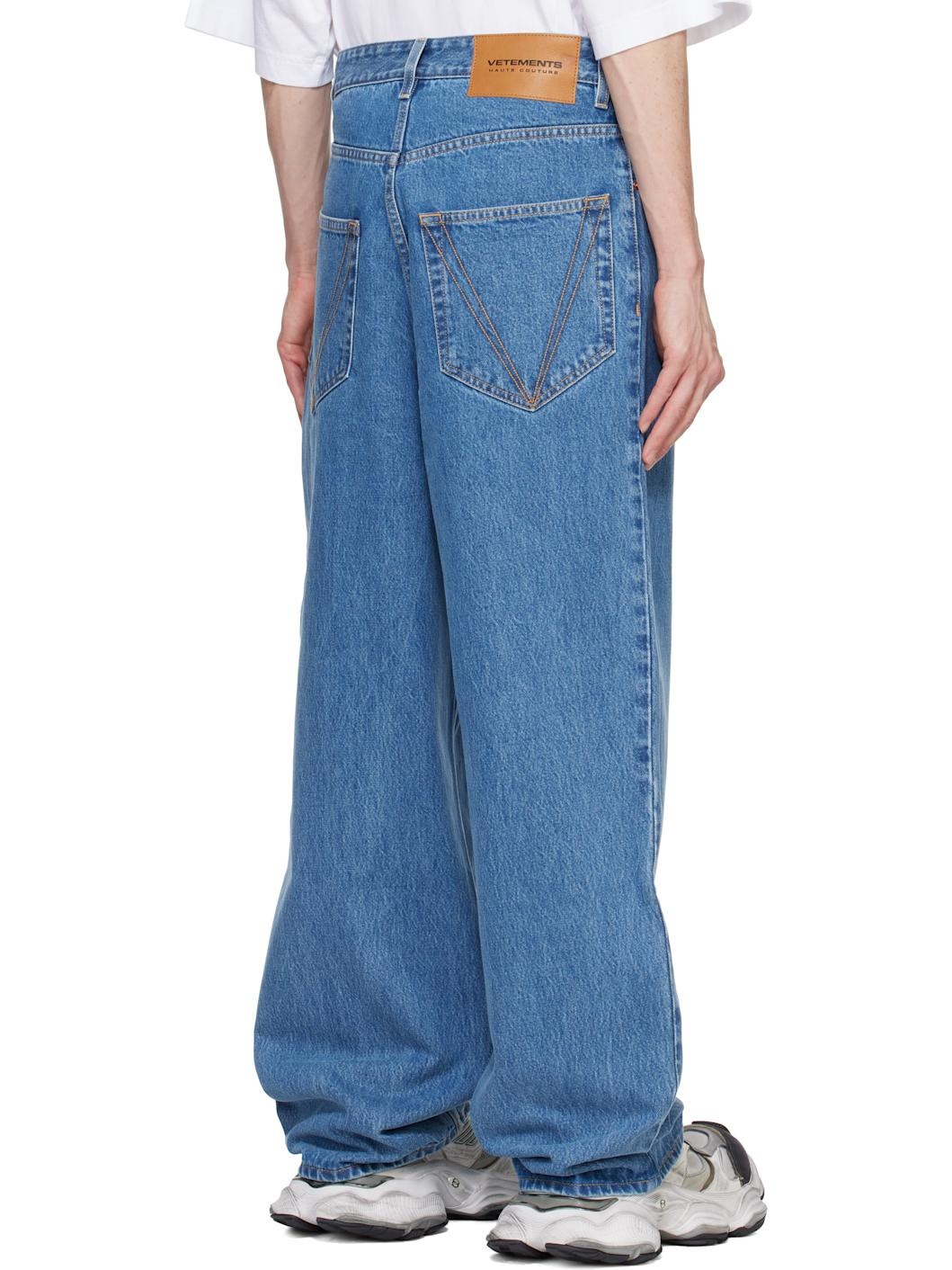 Blue Baggy Jeans - 3