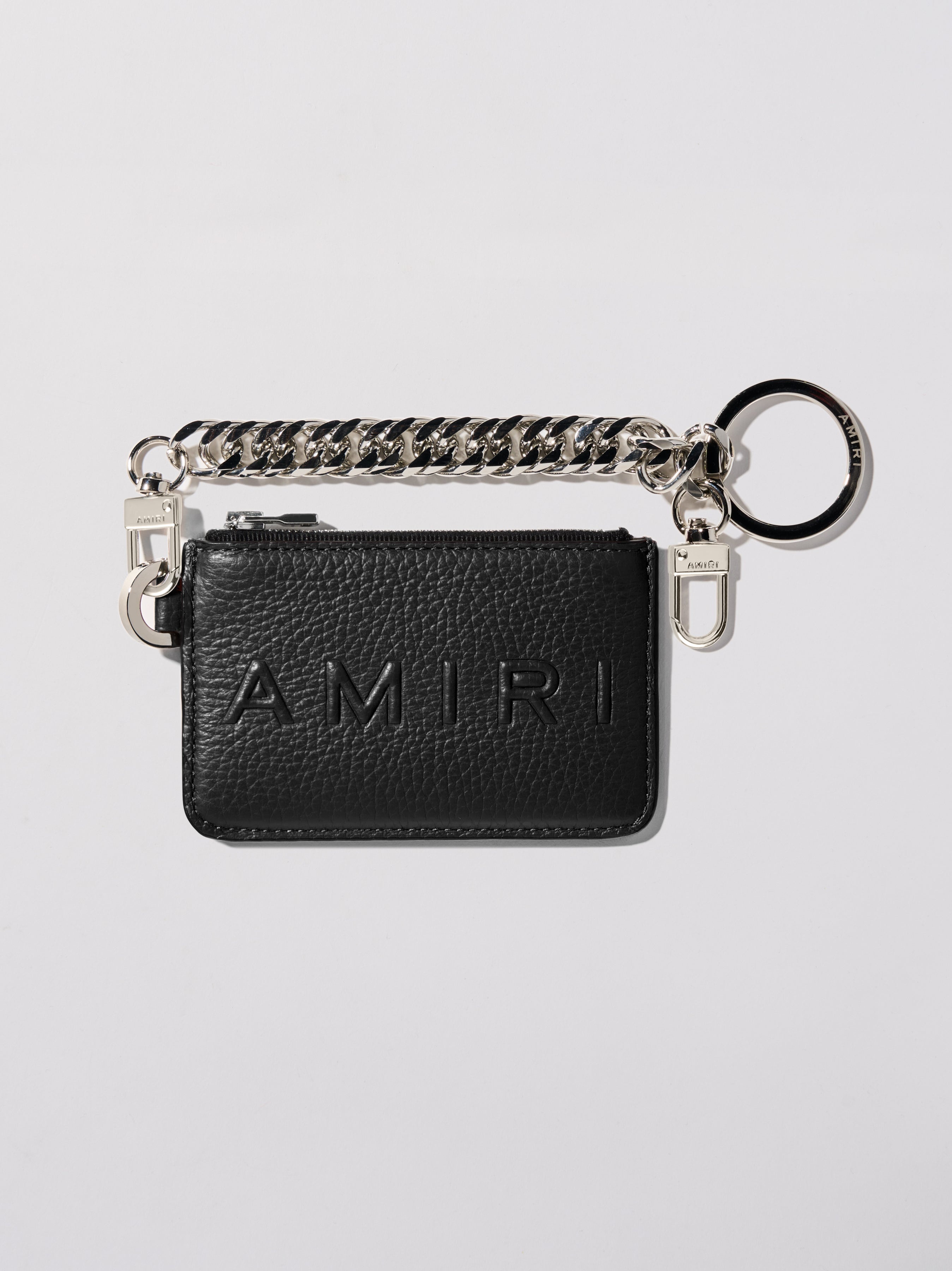 PEBBLED LOGO CHAIN WALLET - 1