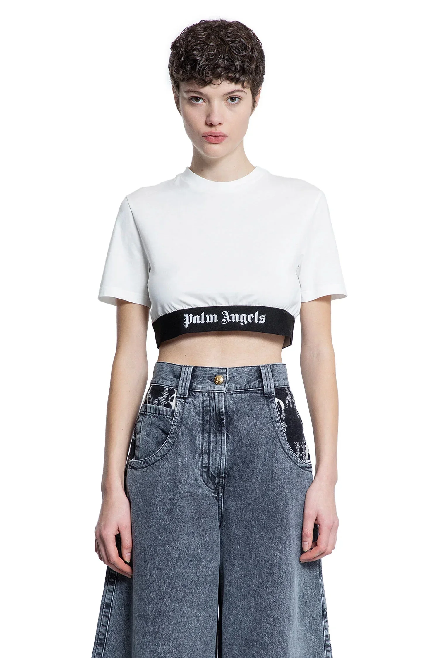 Classic-Logo-Tape-Crop-Tee - 1