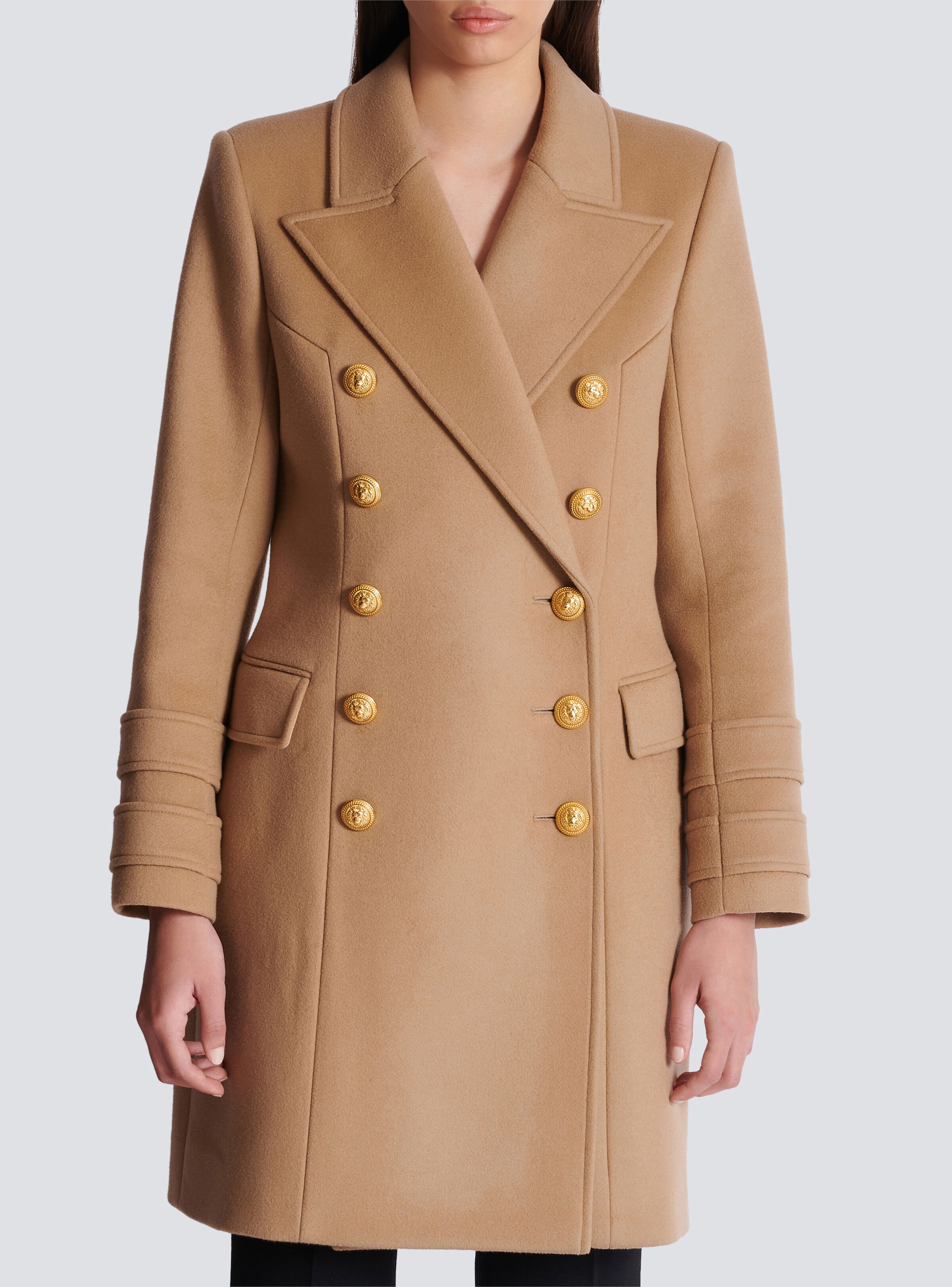 Wool and cashmere coat - 5
