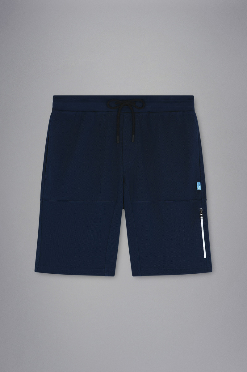 SEAQUAL® YARN BERMUDA SHORTS WITH REFLEX SHARK PRINT 1