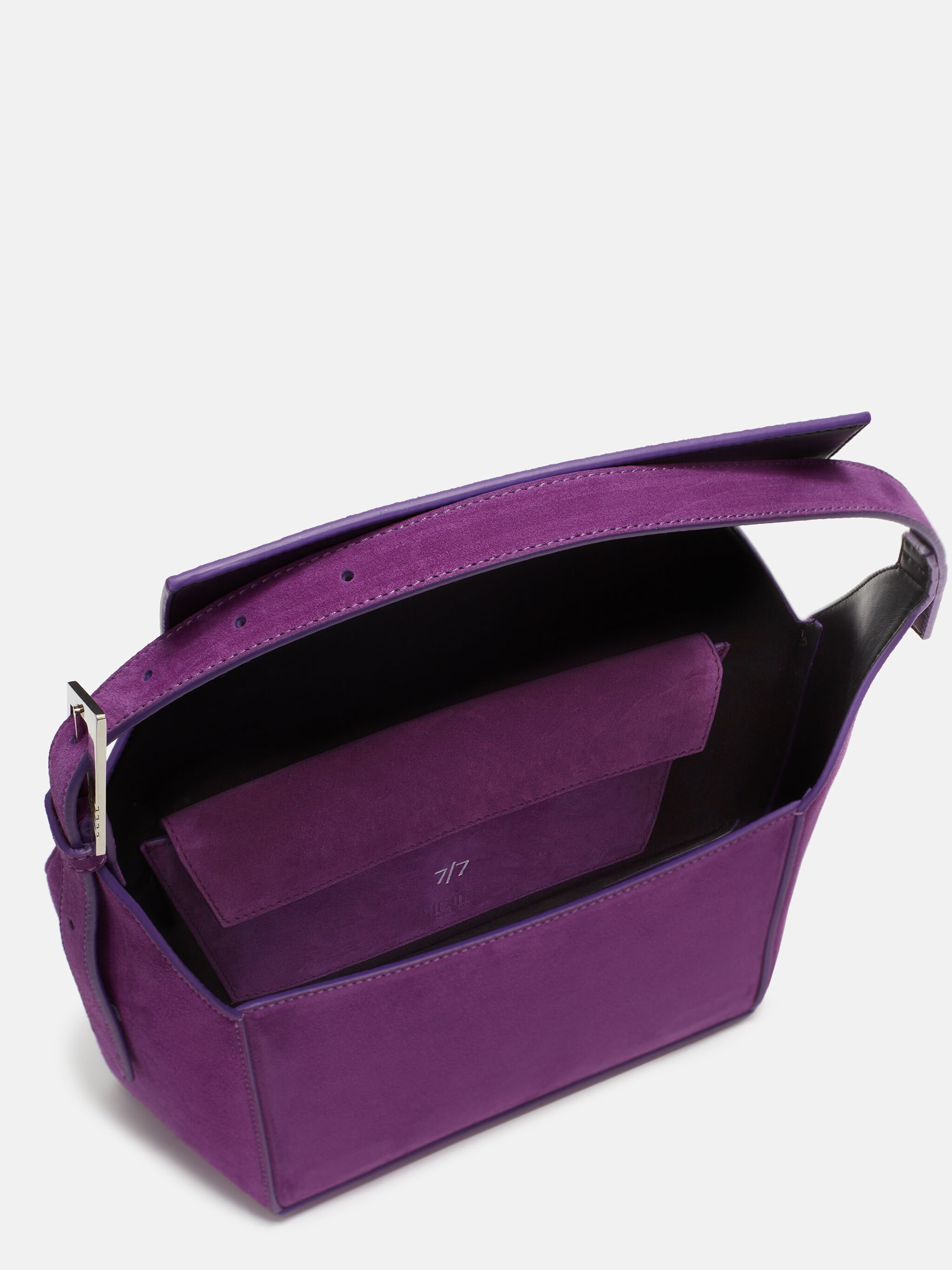 ''7/7'' PURPLE SHOULDER BAG - 4