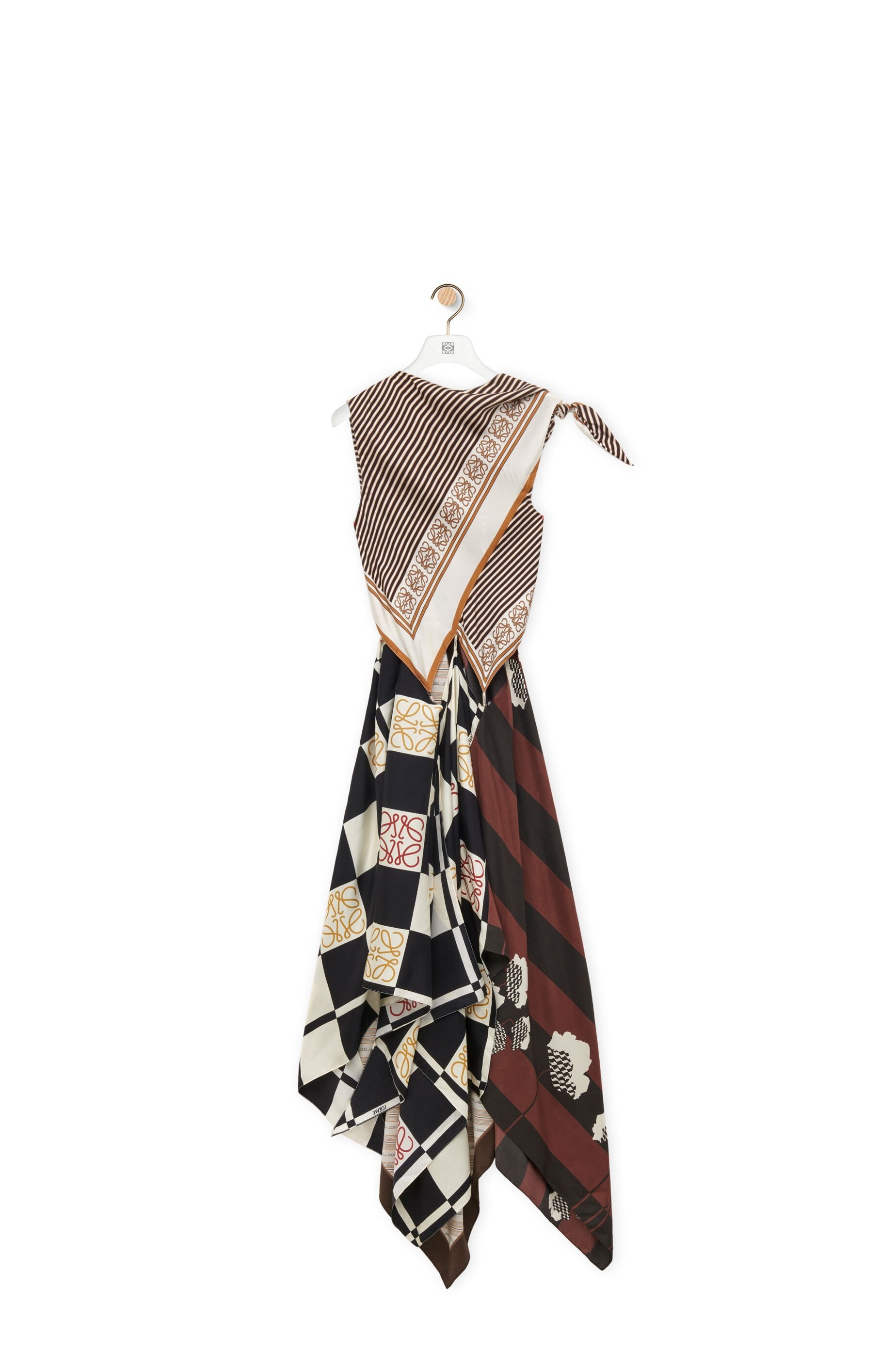 Scarf dress in silk - 1