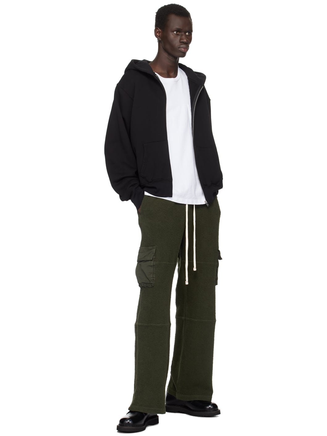 Black Heavyweight Zip Hoodie - 4
