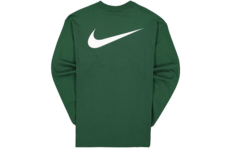 Nike x Stussy Crossover Logo Round Neck Pullover Sweatshirt 'Green' DD3344-341 - 2