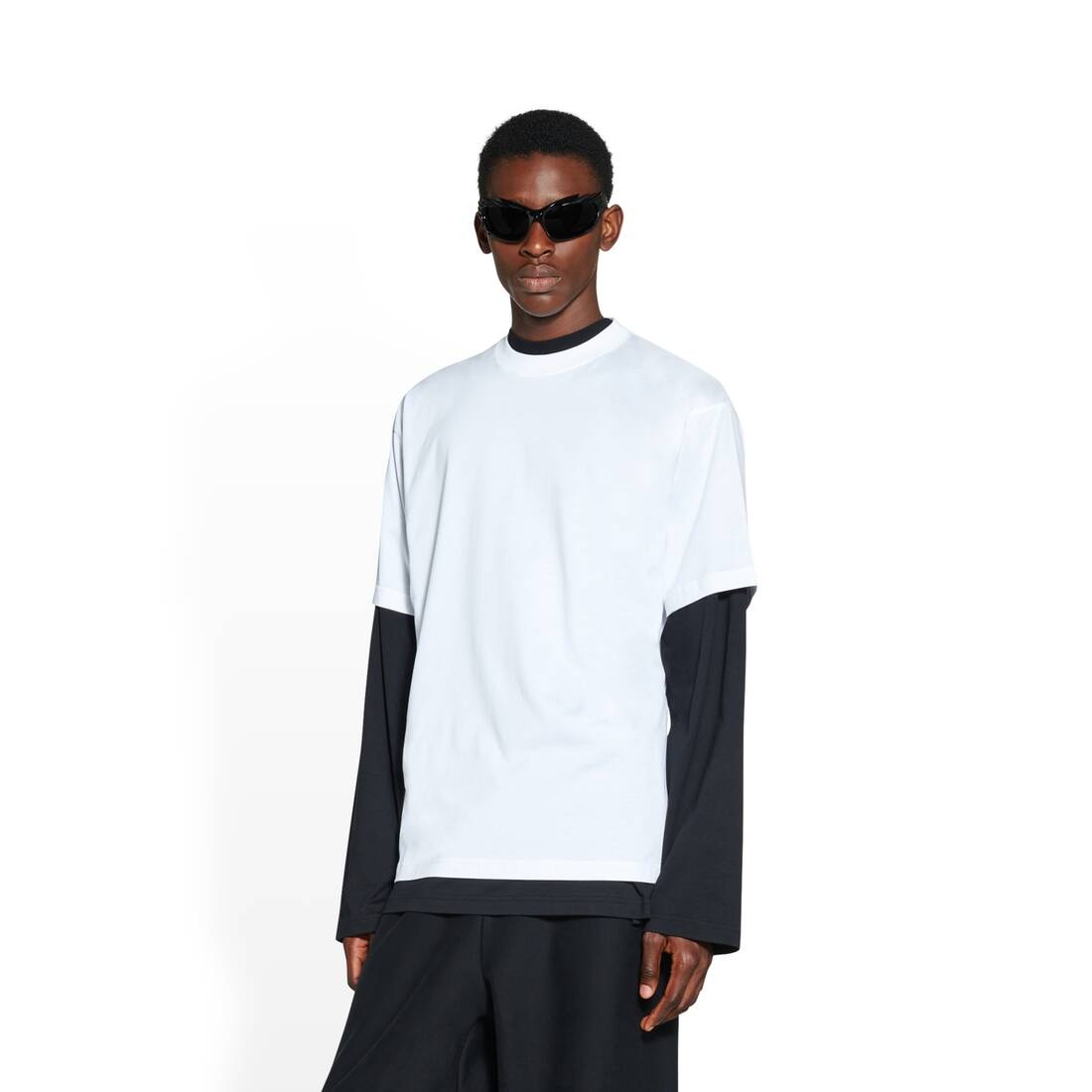 Men's Care Label T-shirt Medium Fit in White - 5