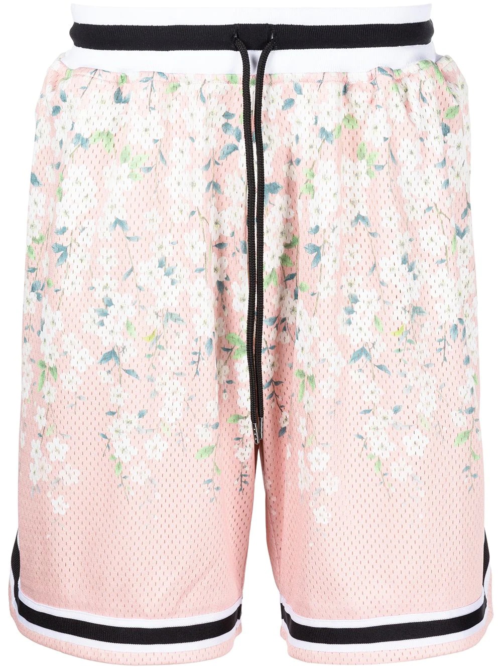 Game floral-print mesh shorts - 1