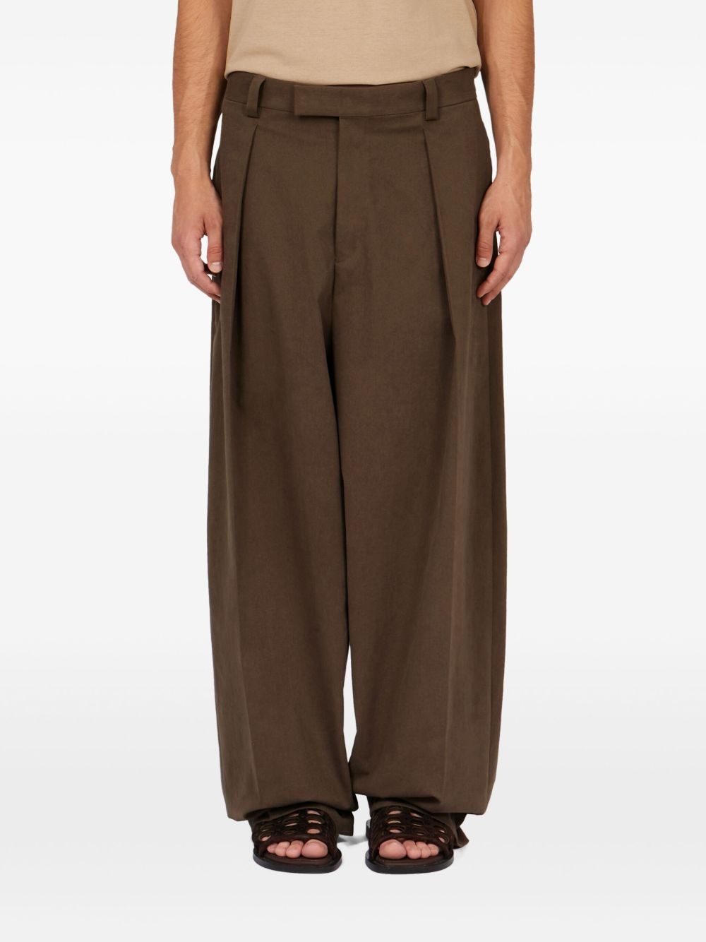 pleated trosuers - 3