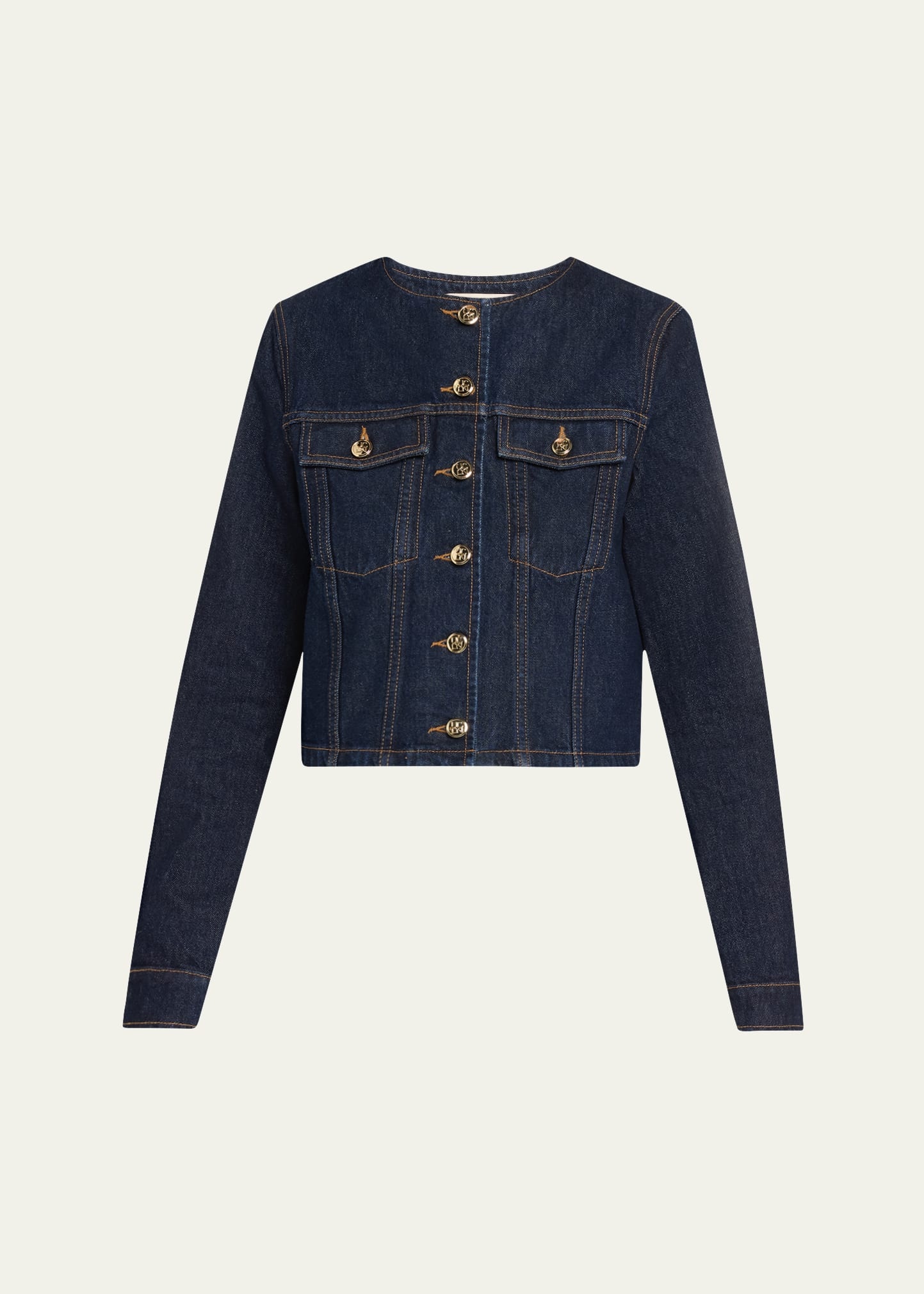 The Sabine Tailored Denim Jacket - 1