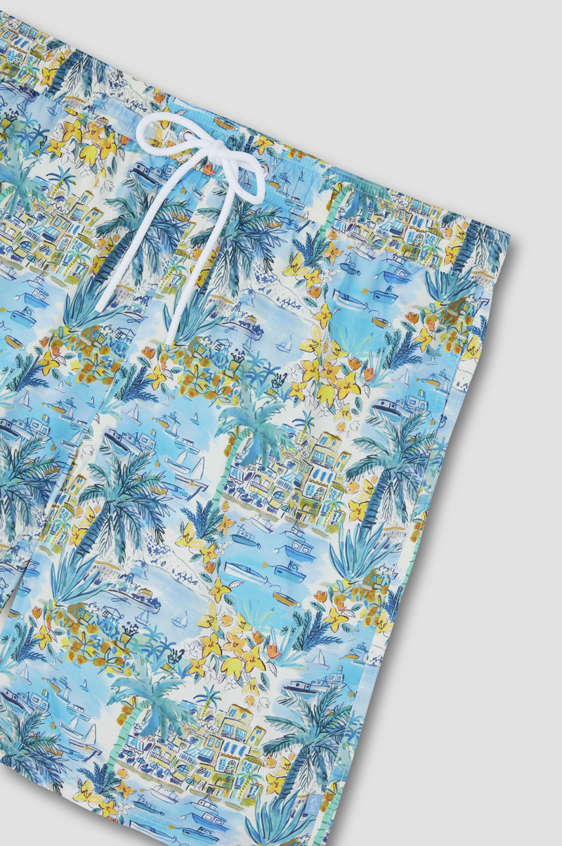 SWIM SHORTS WITH CAPRI PRINT 5