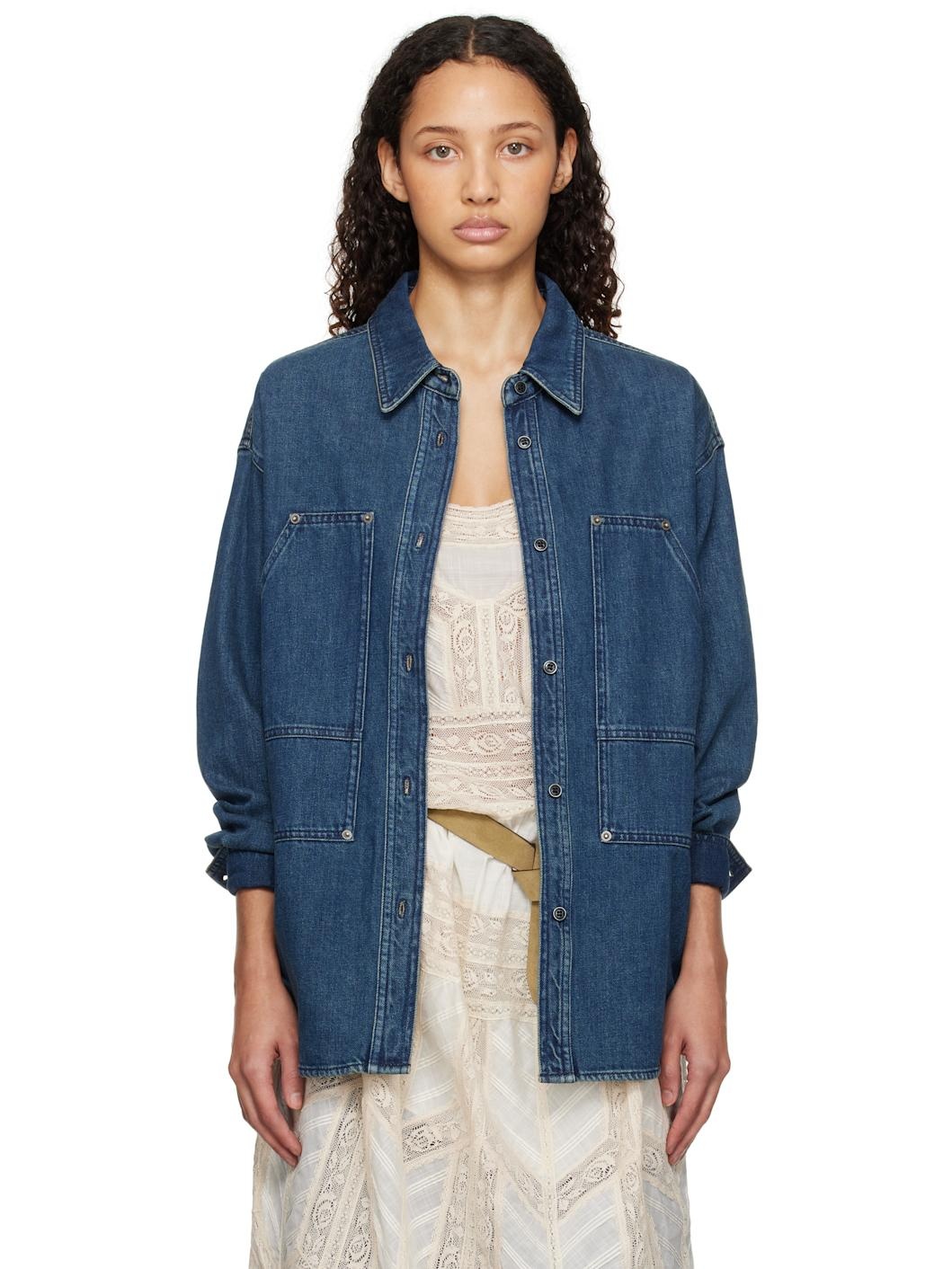 Blue Okely Denim Jacket - 1