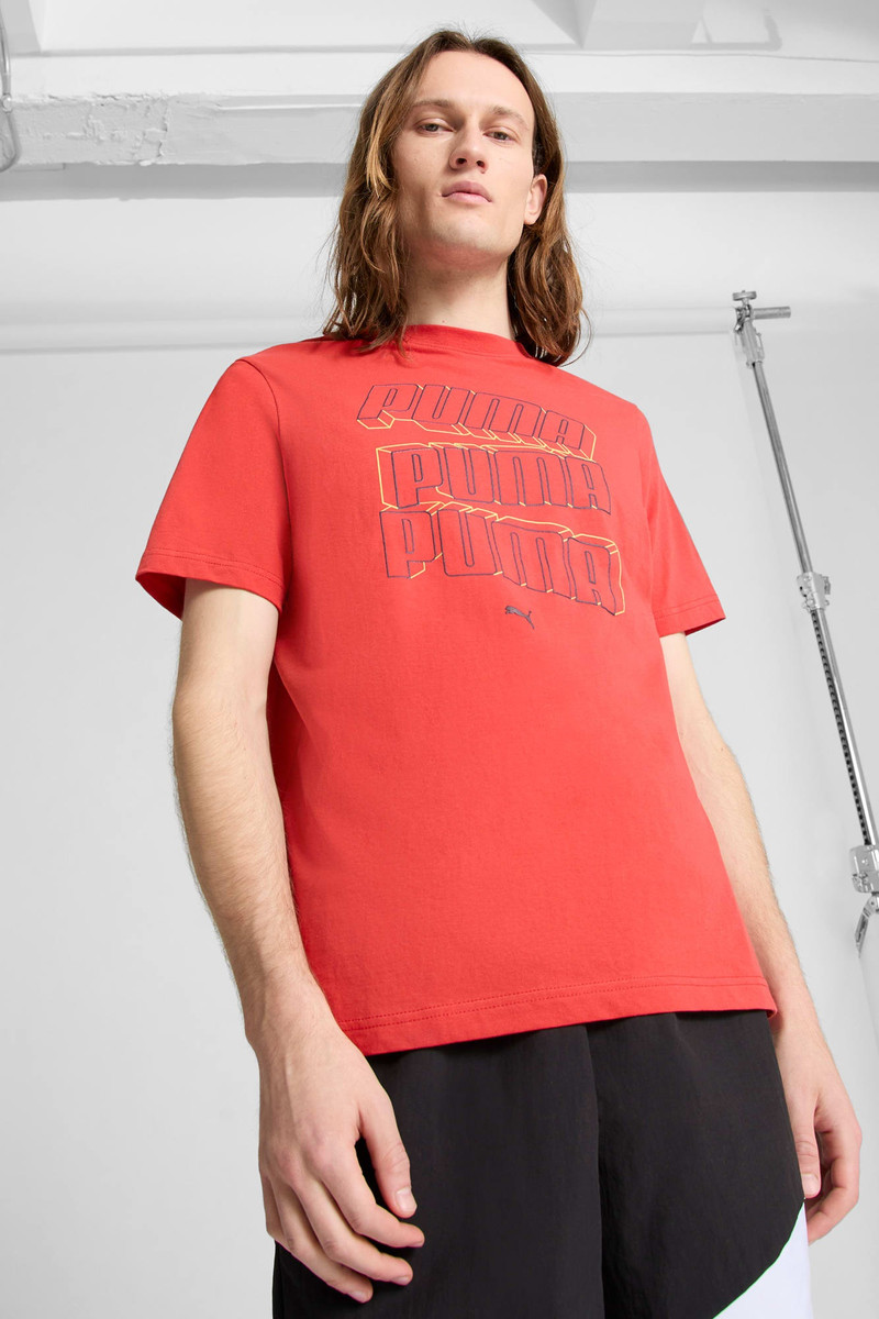 PUMA ESS Stacked Logo Men's Tee outlook
