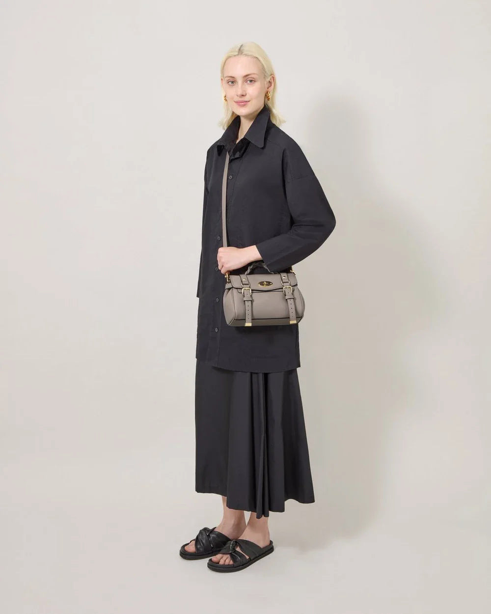 Mini Alexa Cashmere Taupe Heavy Grain - 2