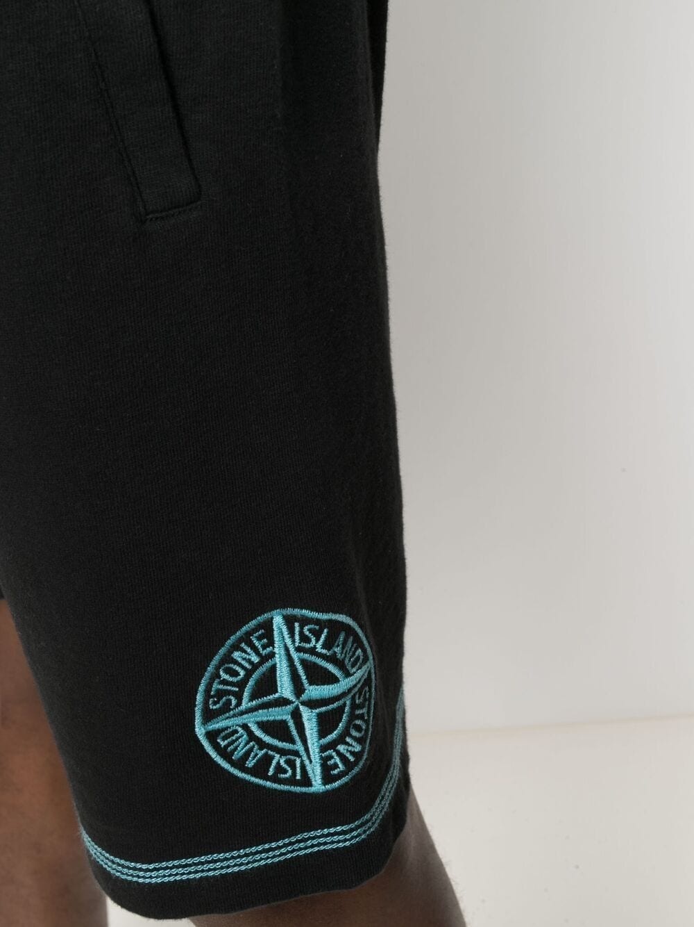 embroidered-logo shorts - 5