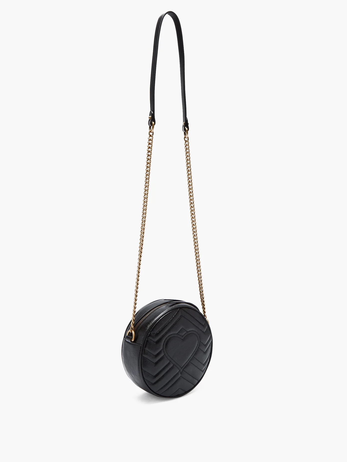 GG Marmont circular leather cross-body bag - 5