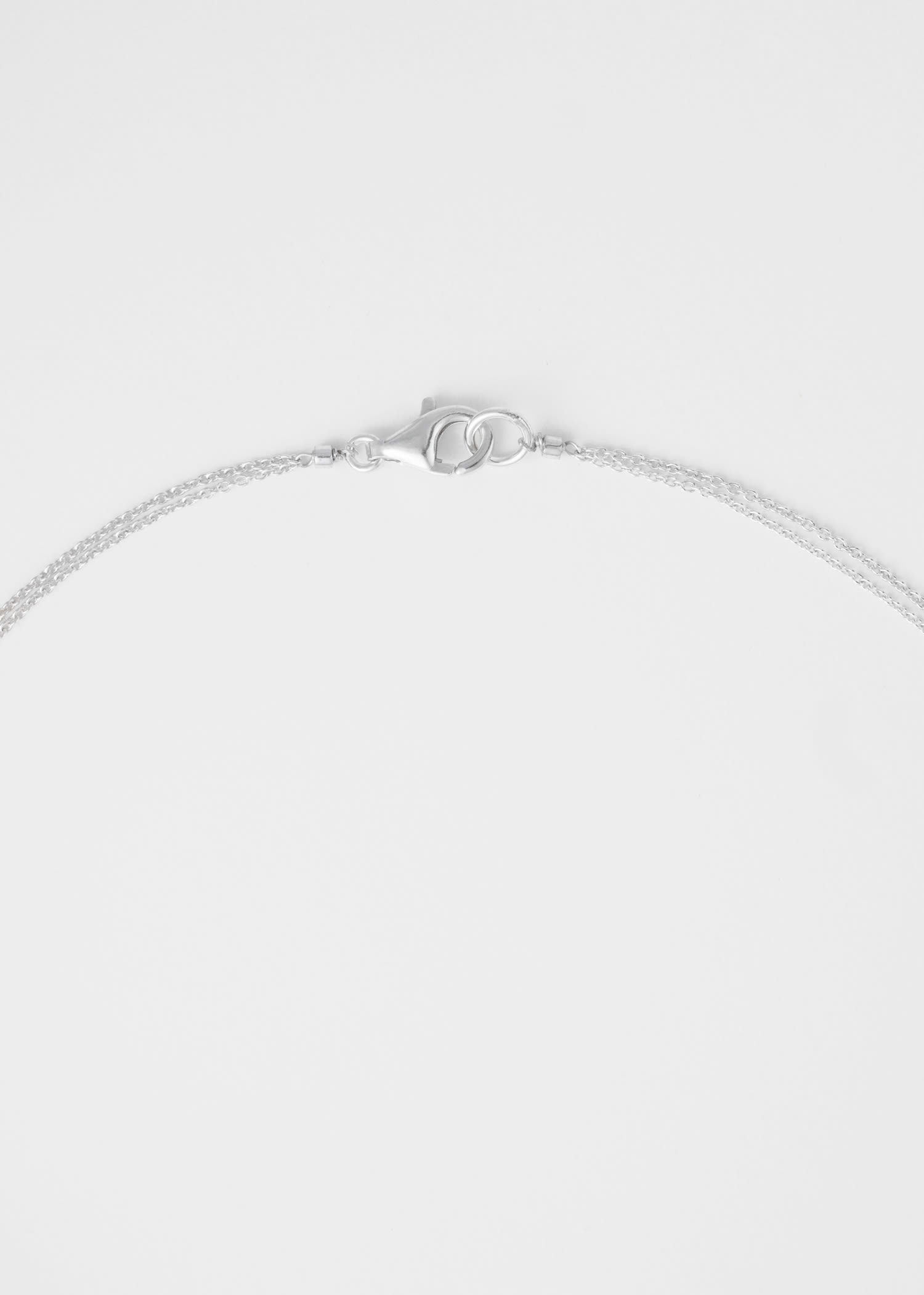 'Ayla Curve' Silver Fine Chain Necklace by Helena Rohner - 5