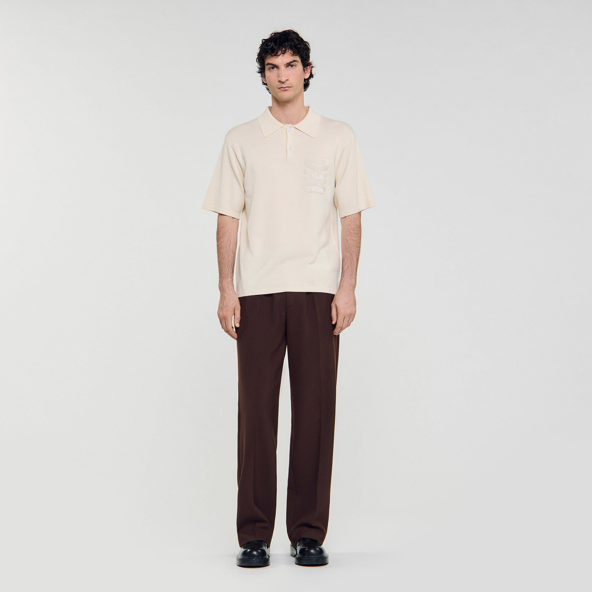 POLO WITH ROPE EMBROIDERY - 2